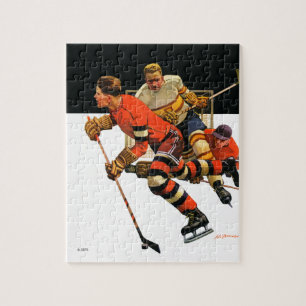 Ishockeymatch Pussel