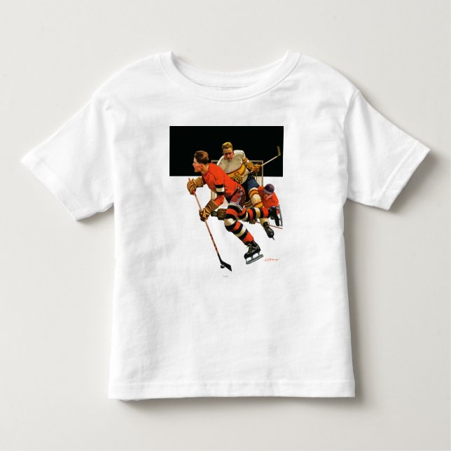 Ishockeymatch T-shirt (Framsida)