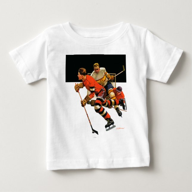 Ishockeymatch Tee Shirt (Framsida)