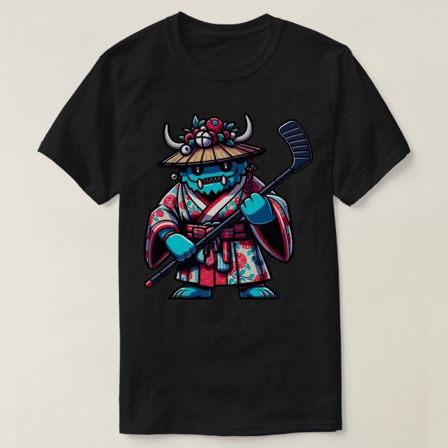 Ishockeymonster T Shirt (Design framsida)