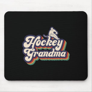 Ishockeymormor till en ishockeyspelande mormor musmatta