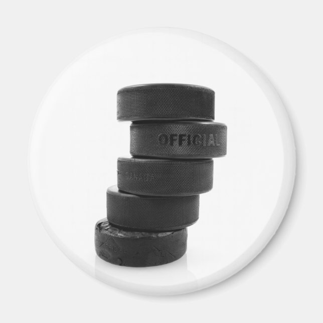 Ishockeypuckar... magnet (Framsidan)