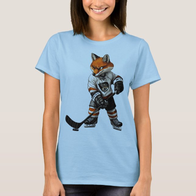 Ishockeyräv T Shirt (Framsida)