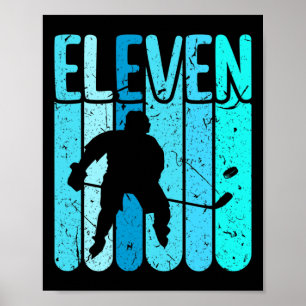 Ishockeyspelare 11-årsdag Pojkar Ishockey Poster