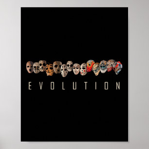 Ishockeyspelare arv Utveckling av hockey Goa Poster