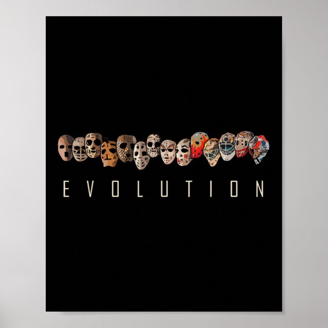 Ishockeyspelare arv Utveckling av hockey Goa Poster (Framsidan)
