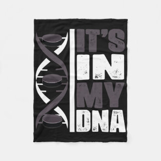 Ishockeyspelare Dna Fleecefilt
