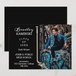 Ishockeyspelare Idrott Utbildningsfoto Annonsering Inbjudningar