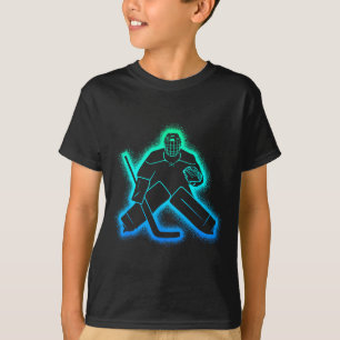 Ishockeyspelare Målvakt Barn Pojkar Ishockey T Shirt