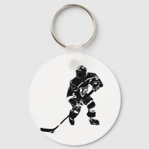 Ishockeyspelare Nyckelring