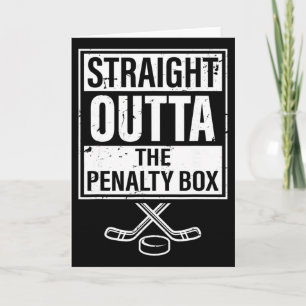 Ishockeyspelare rakt från straffboxen kort