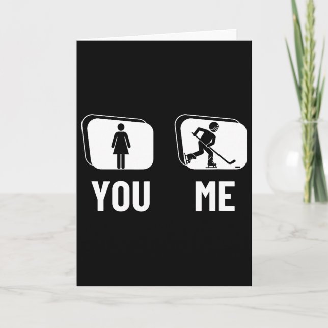 Ishockeyspelare Stolt Rolig Kvinnor Ishockey  Kort (Framsida)