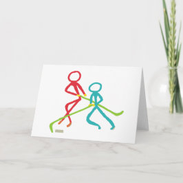 Ishockeystickfigurer Kort