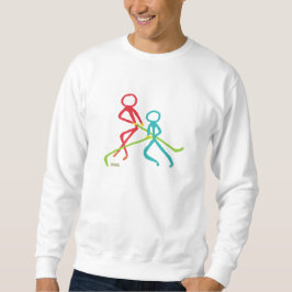 Ishockeystickfigurer Lång Ärmad Tröja