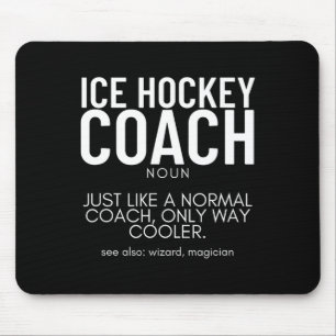 Ishockeytränare Definition Stolt Rolig Ishockey Musmatta