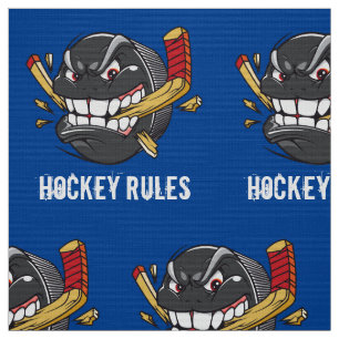Ishockeytyg vid gården, DIN TEXT, FÄRGAR Tyg