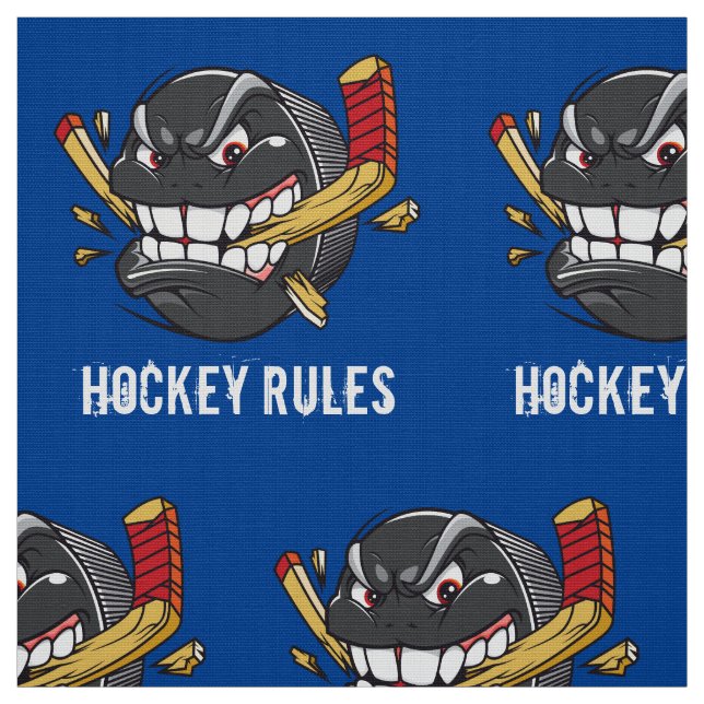 Ishockeytyg vid gården, DIN TEXT, FÄRGAR Tyg (Provkarta)