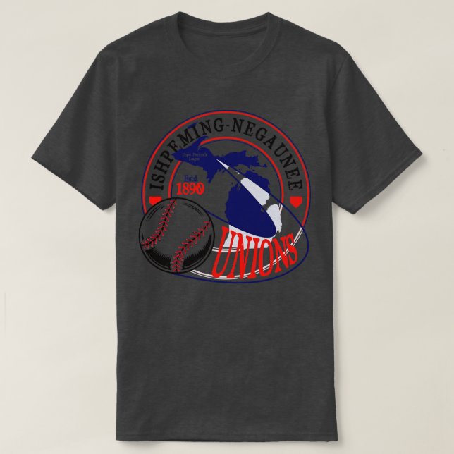 IshpemingNegaunee Unions T Shirt (Design framsida)