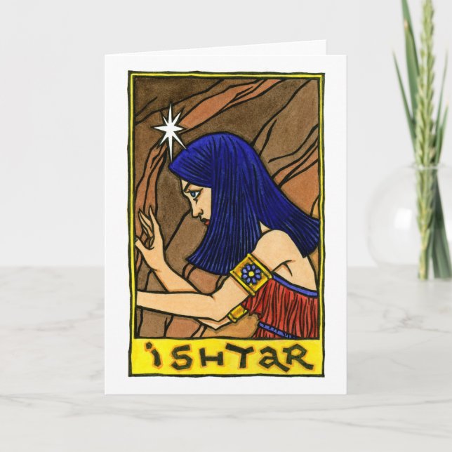 Ishtar Greeting Card Kort (Framsida)