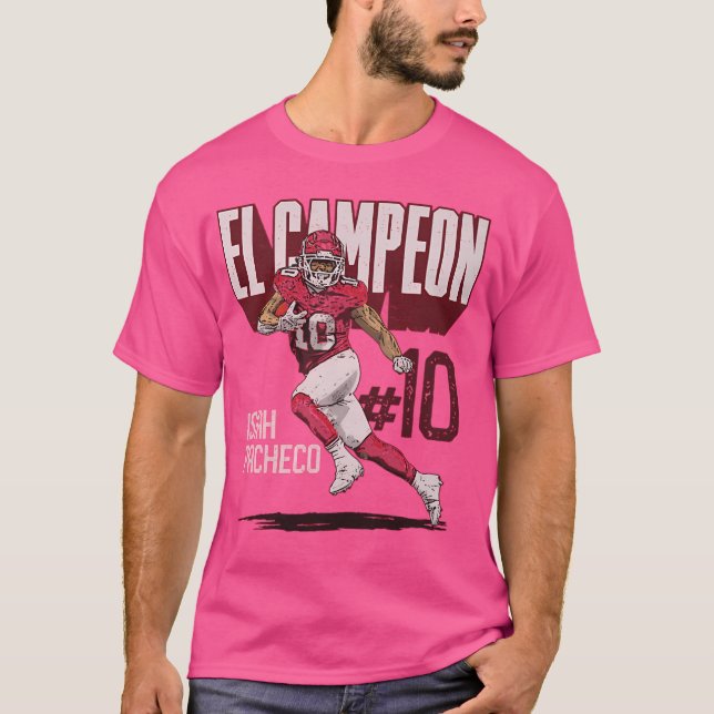 Isiah Pacheco El Campeon T Shirt (Framsida)