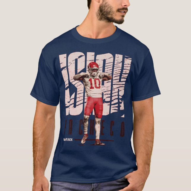 Isiah Pacheco Kansas City Pose T Shirt (Framsida)