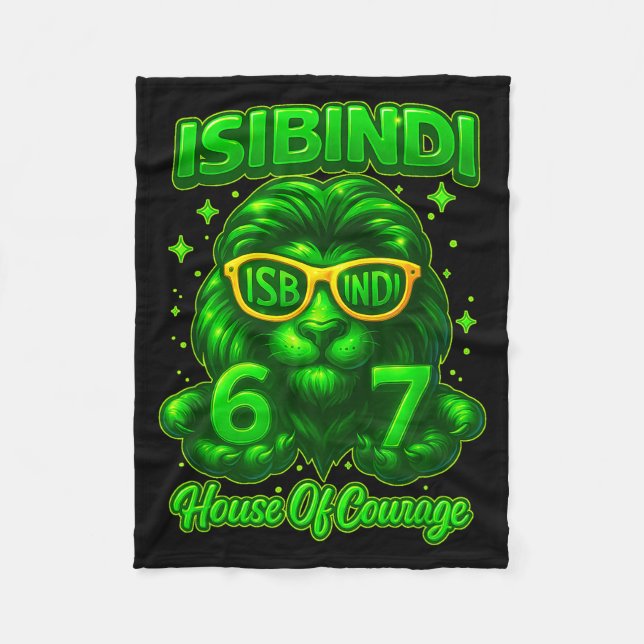 Isibindi House Of Courage Skolsystem 6 7 Roligt  Fleecefilt (Framsidan)