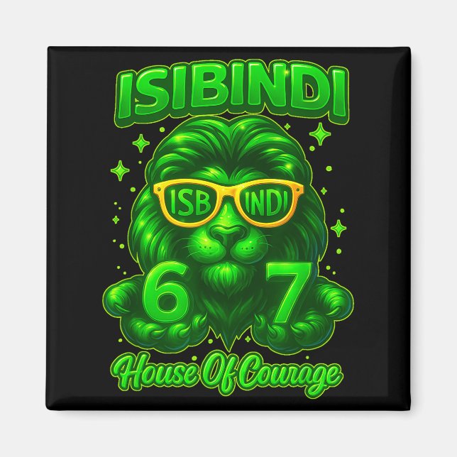 Isibindi House Of Courage Skolsystem 6 7 Roligt  Magnet (Framsidan)