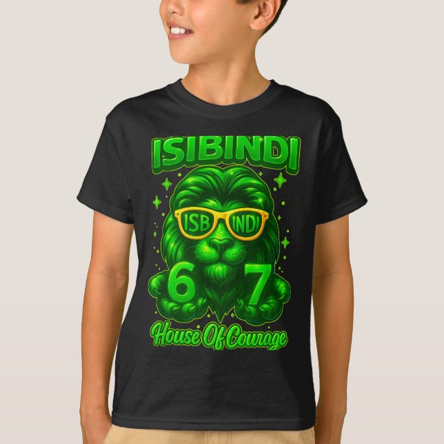 Isibindi House Of Courage Skolsystem 6 7 Roligt  T Shirt (Framsida)
