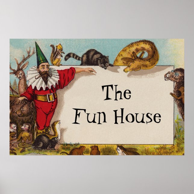 Isidore the Elf & his Animals Small Poster (Framsidan)