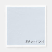 Isig Blue Anpassningsbar Luncheon Napkins