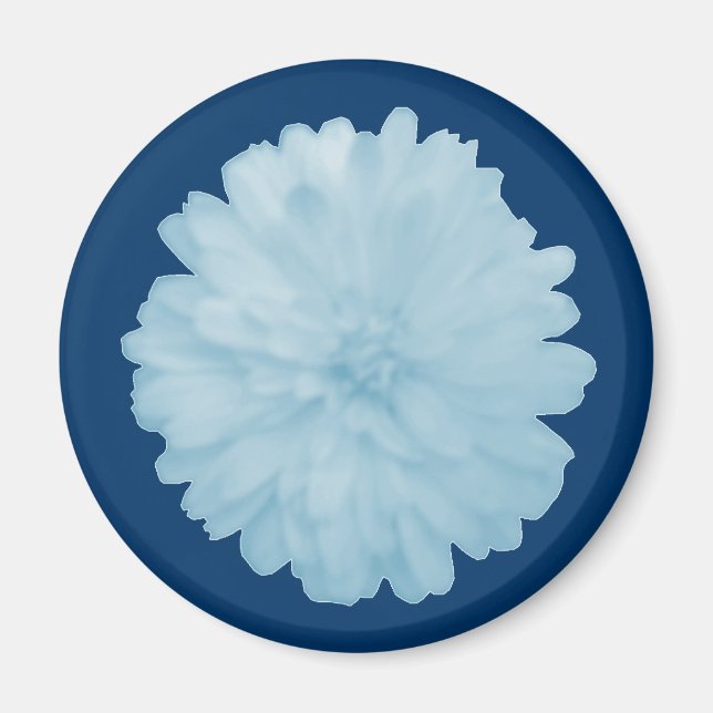 Isig Blue Marigold Magnet (Framsidan)