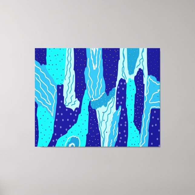 Isig Blue Ocean Canvastryck (Framsida)