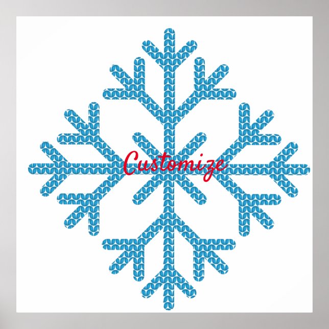 Isig Blue Snowflake Thunder_Cove Poster (Framsidan)