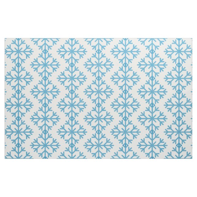 Isig Blue Snowflake Thunder_Cove  Tyg (Fat Quarter)