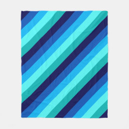 Isig Blue Teal Rand Medium Fleece Blanket