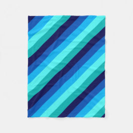 Isig Blue Teal Rand Small Fleece Blanket
