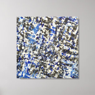 Isig Blue Winter Natt Canvastryck