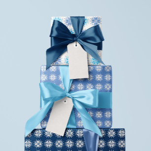 Isig Blues Nordic Sweater Snowflake Mönster Presentpapper