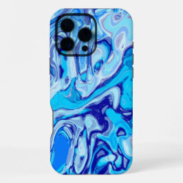 Isig Deep Sea Blue Colorful Abstrakt Marble Liquid