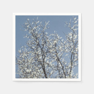 Isig Grenar i Winter Blå himmel Pappersservett