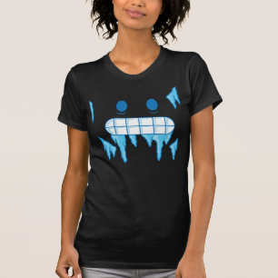 Isig Kall Ansikte Halloween Freezing Emoji T Shirt