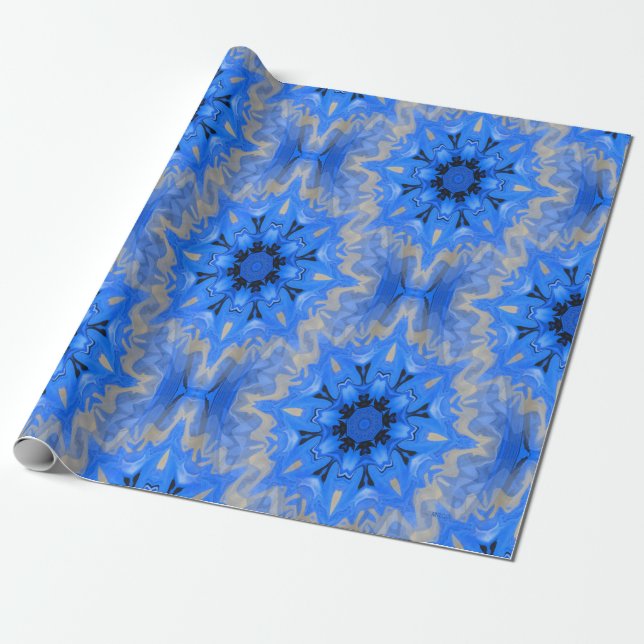 isig Snöflingor... Presentpapper (Utrullad)