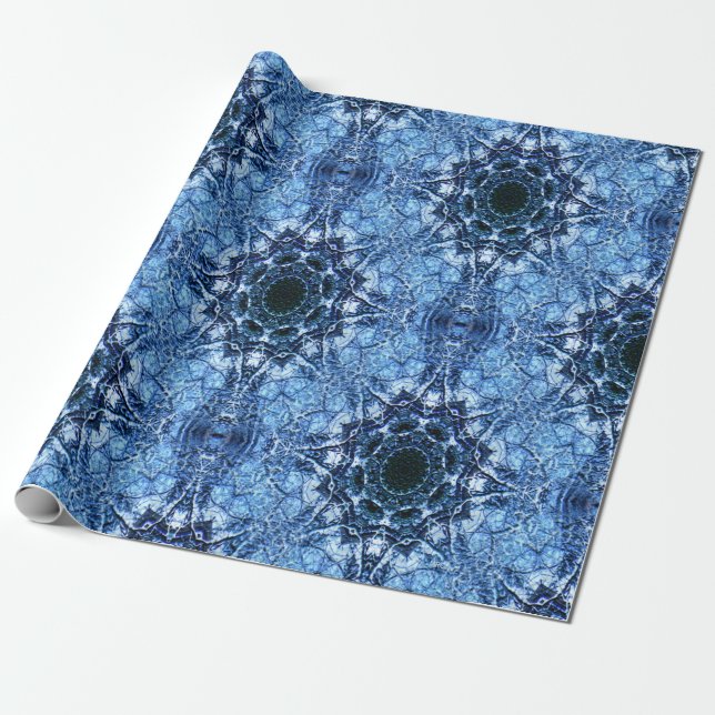 Isig Snöflingor... Presentpapper (Utrullad)
