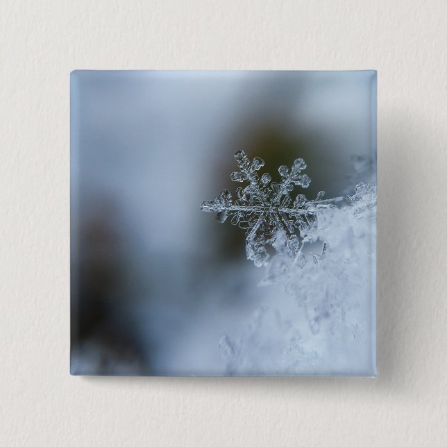 Isig Snowflake Knapp (Framsida)