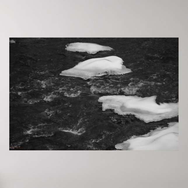 Isig Sten i floden Poster (Framsidan)