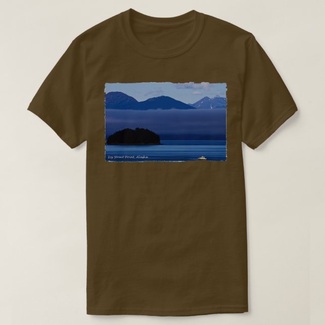 Isig Strait Point Alaska TShirt T Shirt (Design framsida)