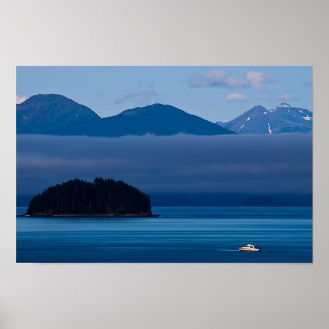 Isig Strait Point, Hoonah, Alaska Poster (Framsidan)