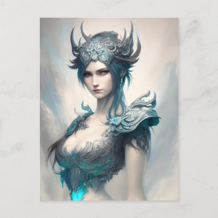 Isig Warrior Princess Postcard Vykort