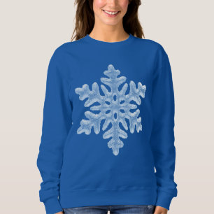 Isig White Frozen Snowflake Elegant God jul T Shirt