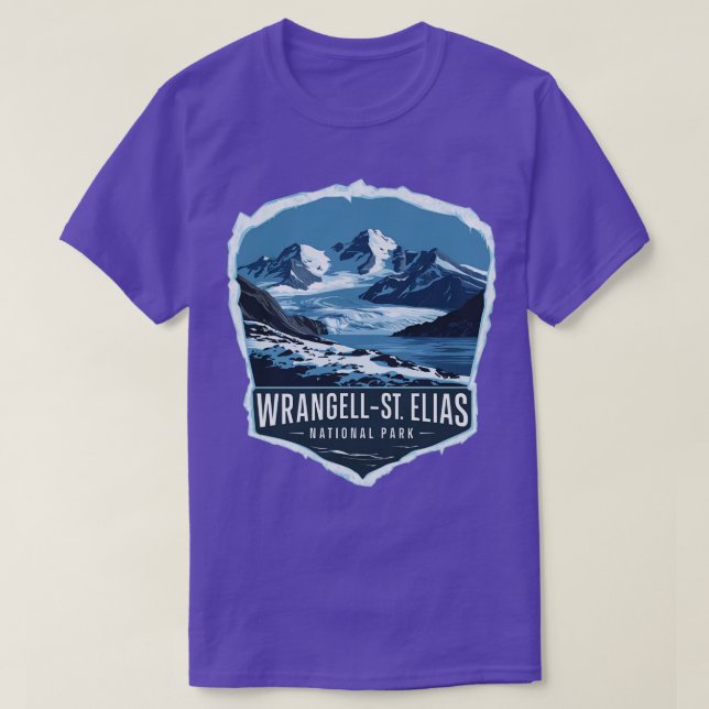 Isig Wrangell St Elias nationalpark TShirt T Shirt (Design framsida)